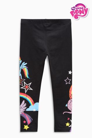 Black My Little Pony Rainbow Leggings (3-16yrs)